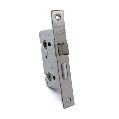 Premium Lancer Lever On Round Rose Bathroom Handle Pack - Two-Tone Nickel (76721)
