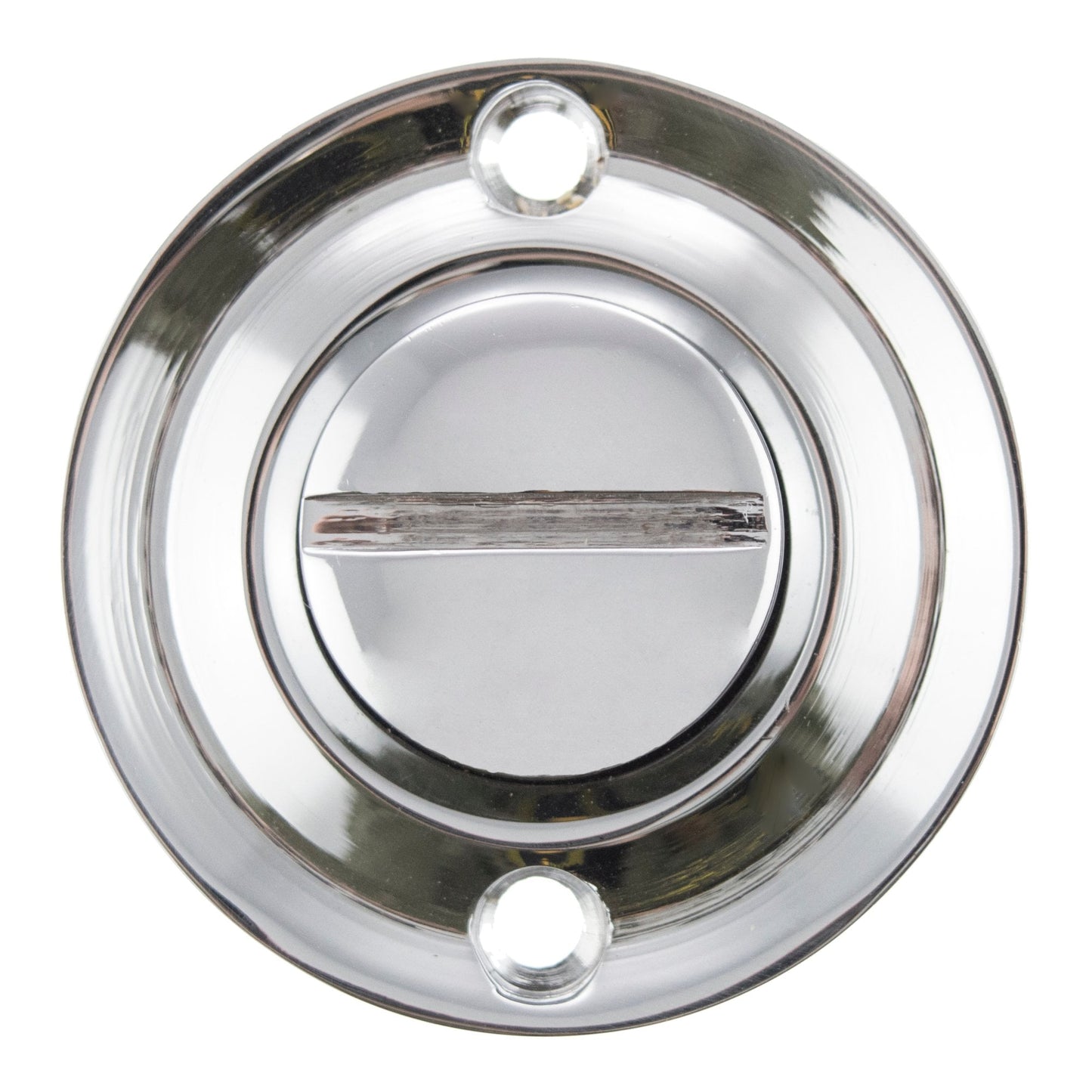 Old English Oval WC Turn & Release On Round Rose, Polished Chrome (OEOWCPC)