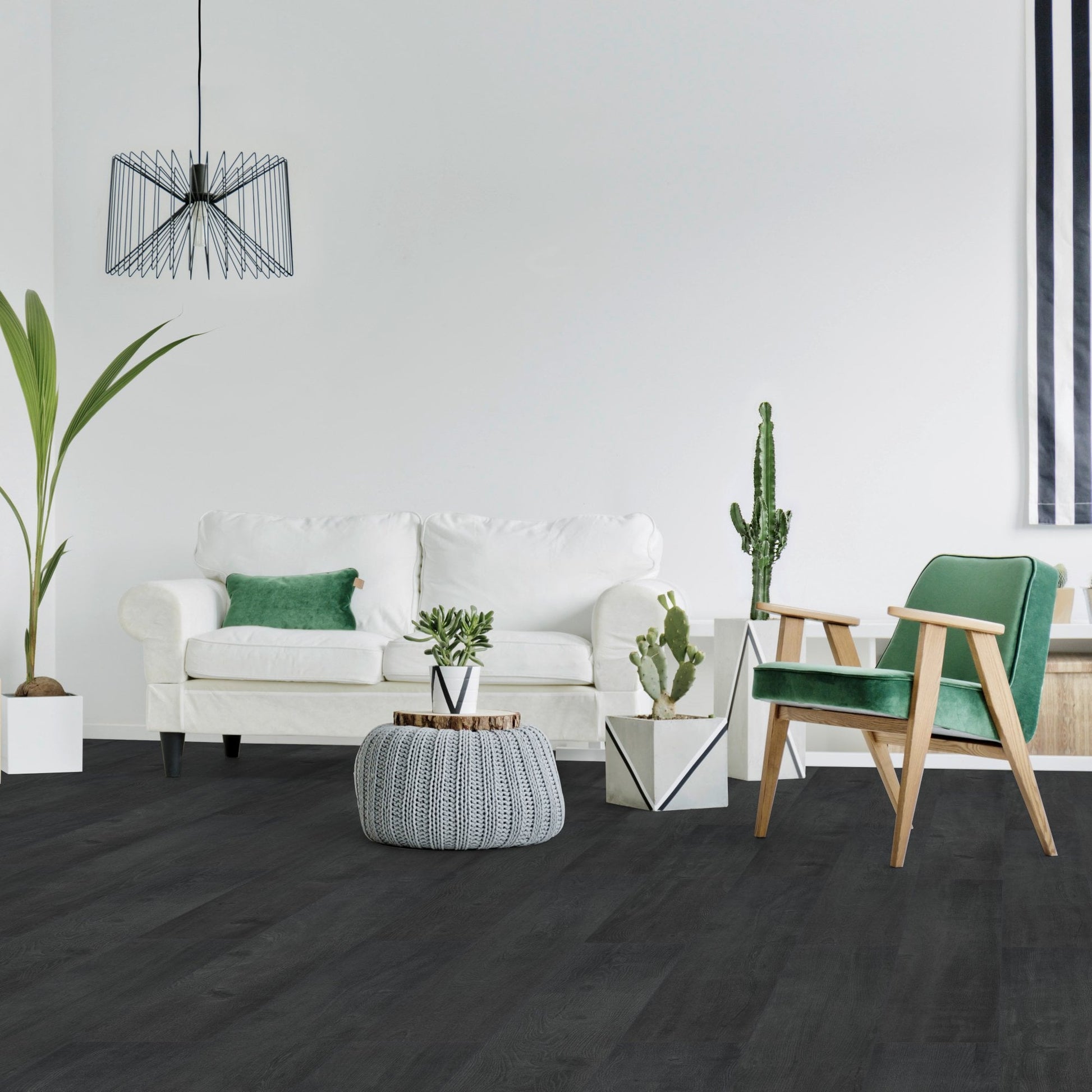 Black Oak - Ocean Water-Resistant 8mm Laminate Flooring (82432)
