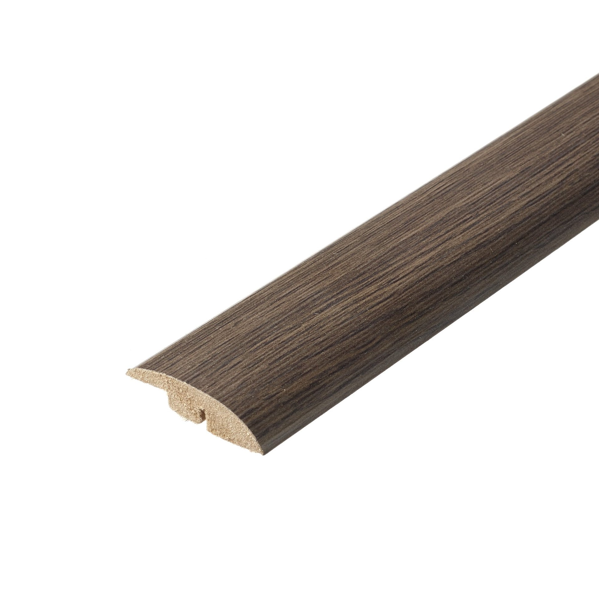 Walnut 1m Laminate Adapting Profile Door Bar