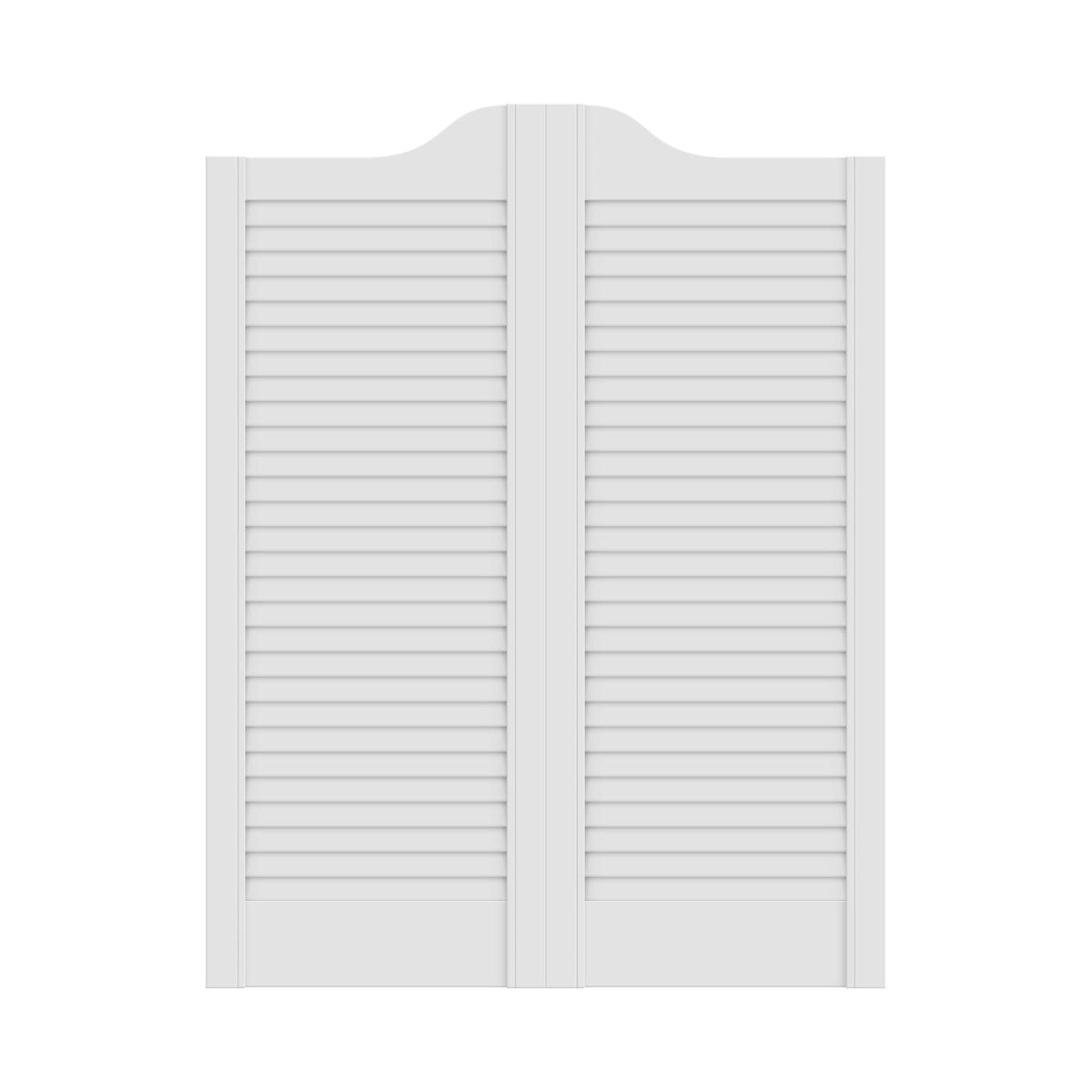 28mm Painted Cafe Style Ranch Louvre Door Pair