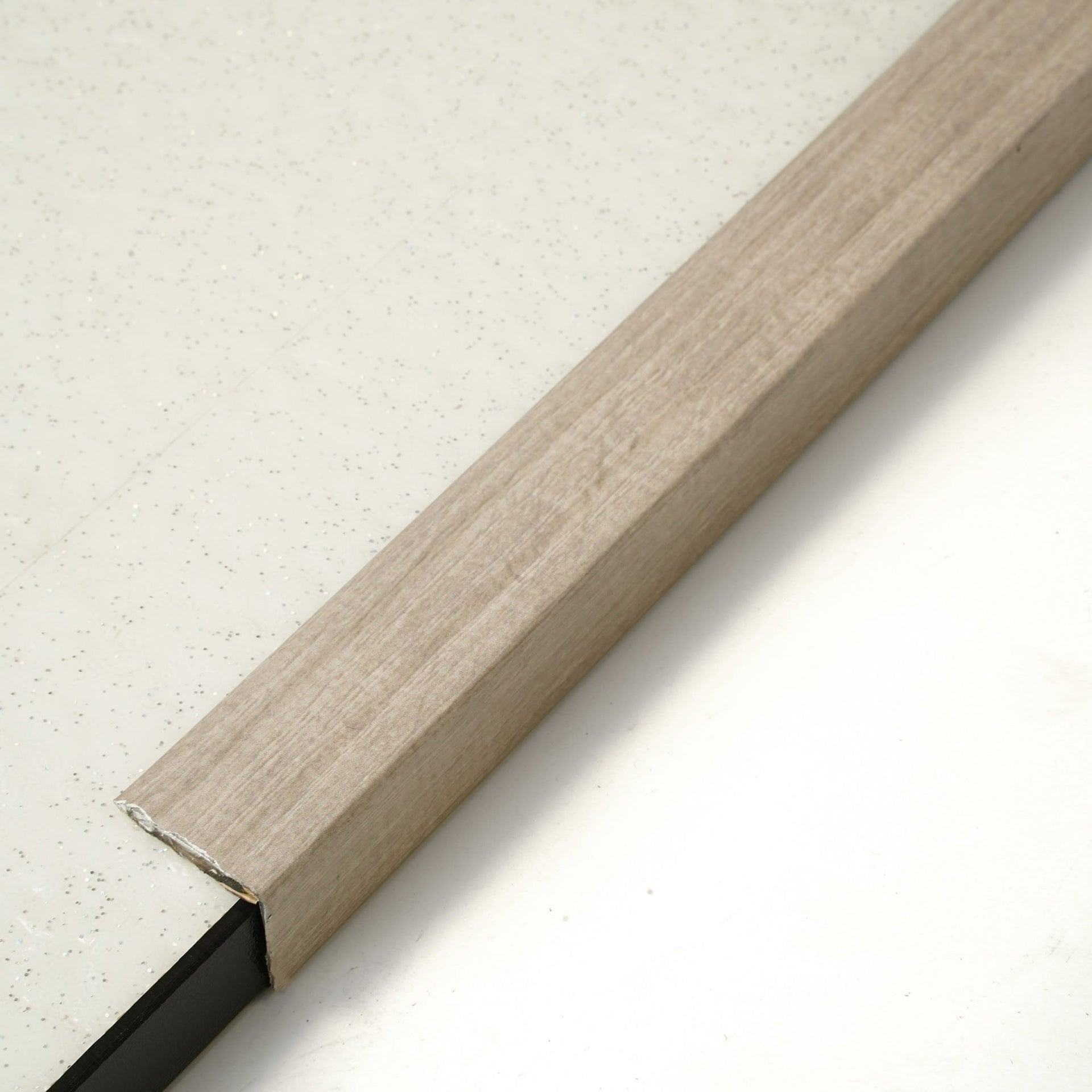 Light Grey Oak 900mm Self Adhesive Stair Nosing Door Profile