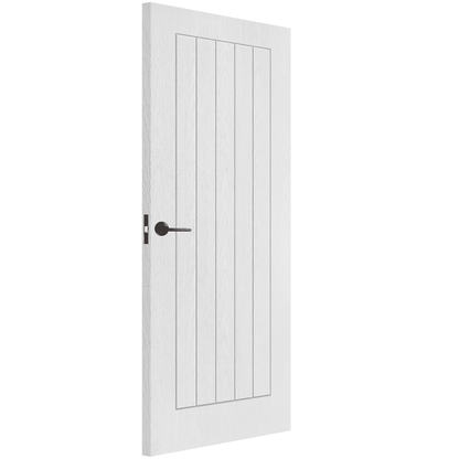 White Internal Moulded Textured Lifestyle Farley Door (89276)