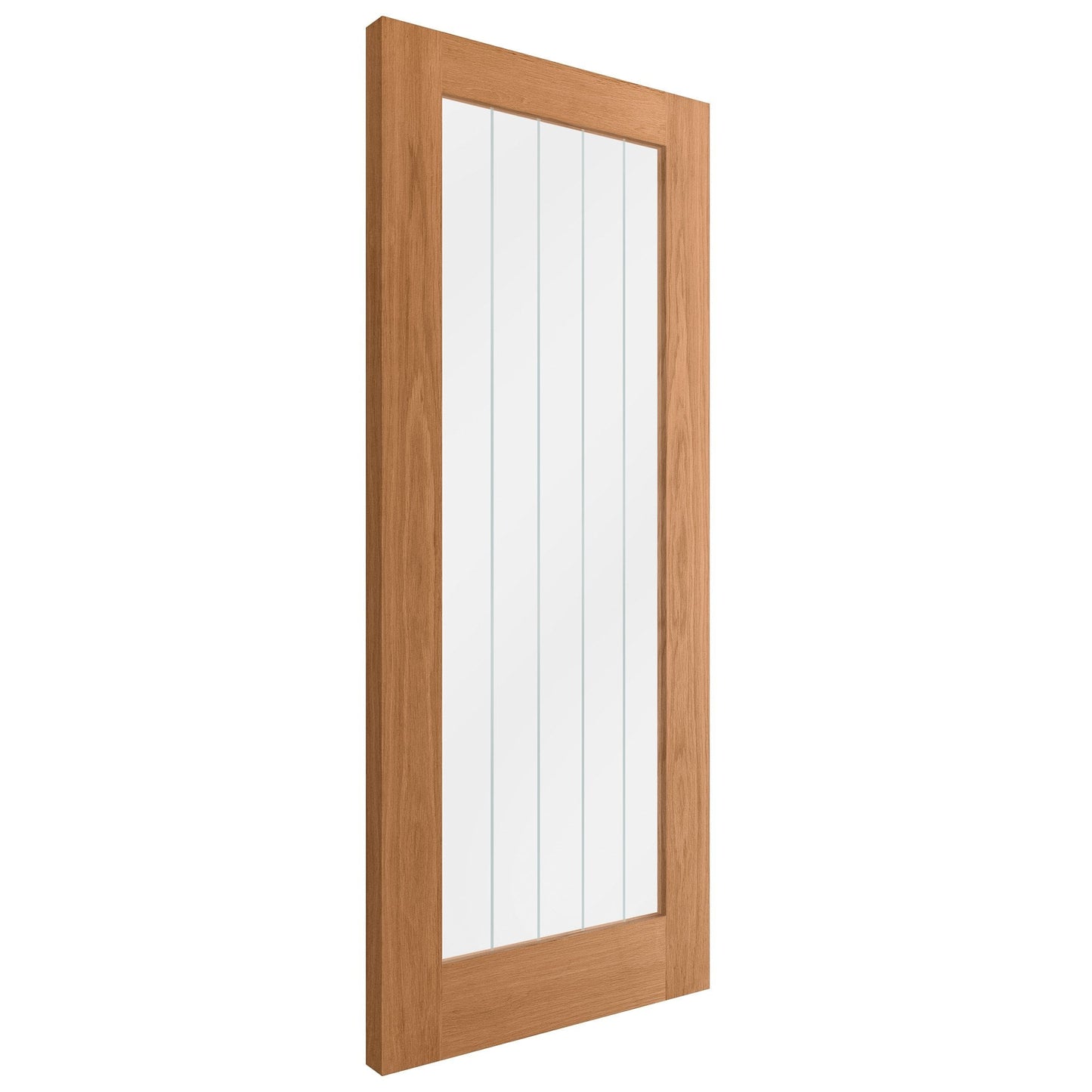 Leader Trade Internal Oak Fully Finished Pattern 10 Glazed Door (HOWOGENG)