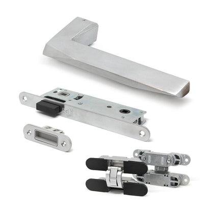 Studio Square Rose Slim Handle Pack - Satin Chrome (1351)