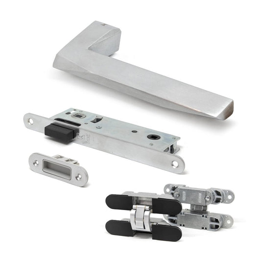 Studio Square Rose Slim Handle Pack - Satin Chrome (1351)