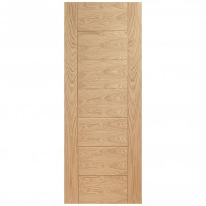 Oak Internal Fully Finished Pedrena 7 Panel FD30 Fire Door (93639)