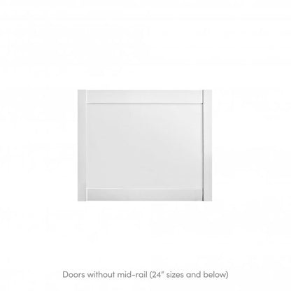 White Internal Painted Full-Shaker Wardrobe Cupboard Door (106423)