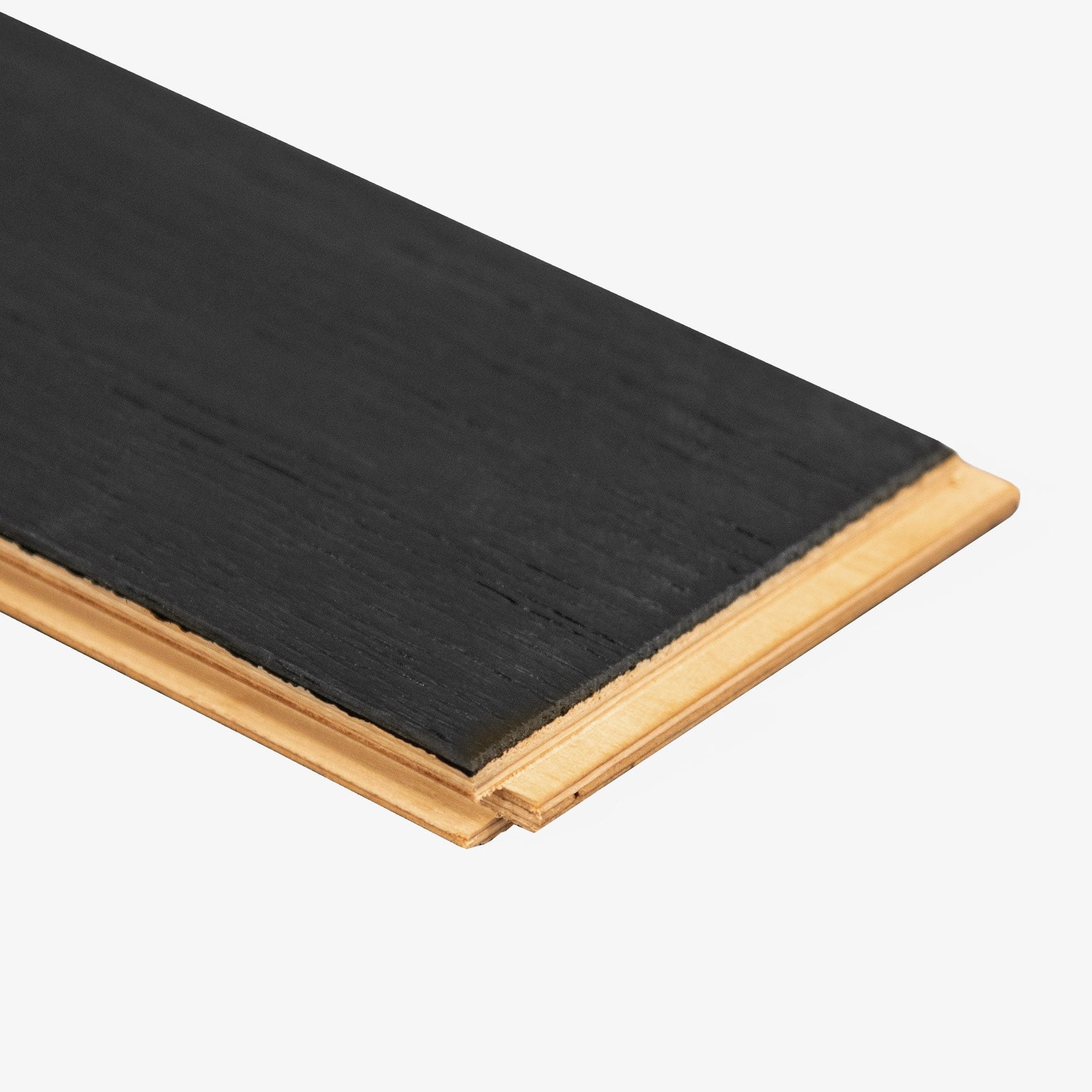 Midnight Black Oak - Herringbone Parquet 14mm Matt UV lacquer Engineered Real Wood Flooring (89995)