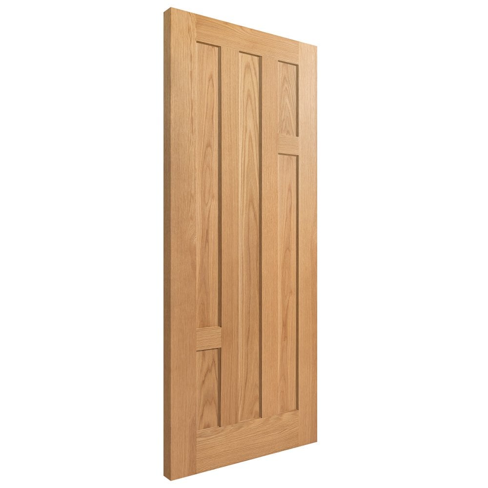 Oak Internal Fully Finished Stamford 5 Panel FD30 Fire Door (108076)