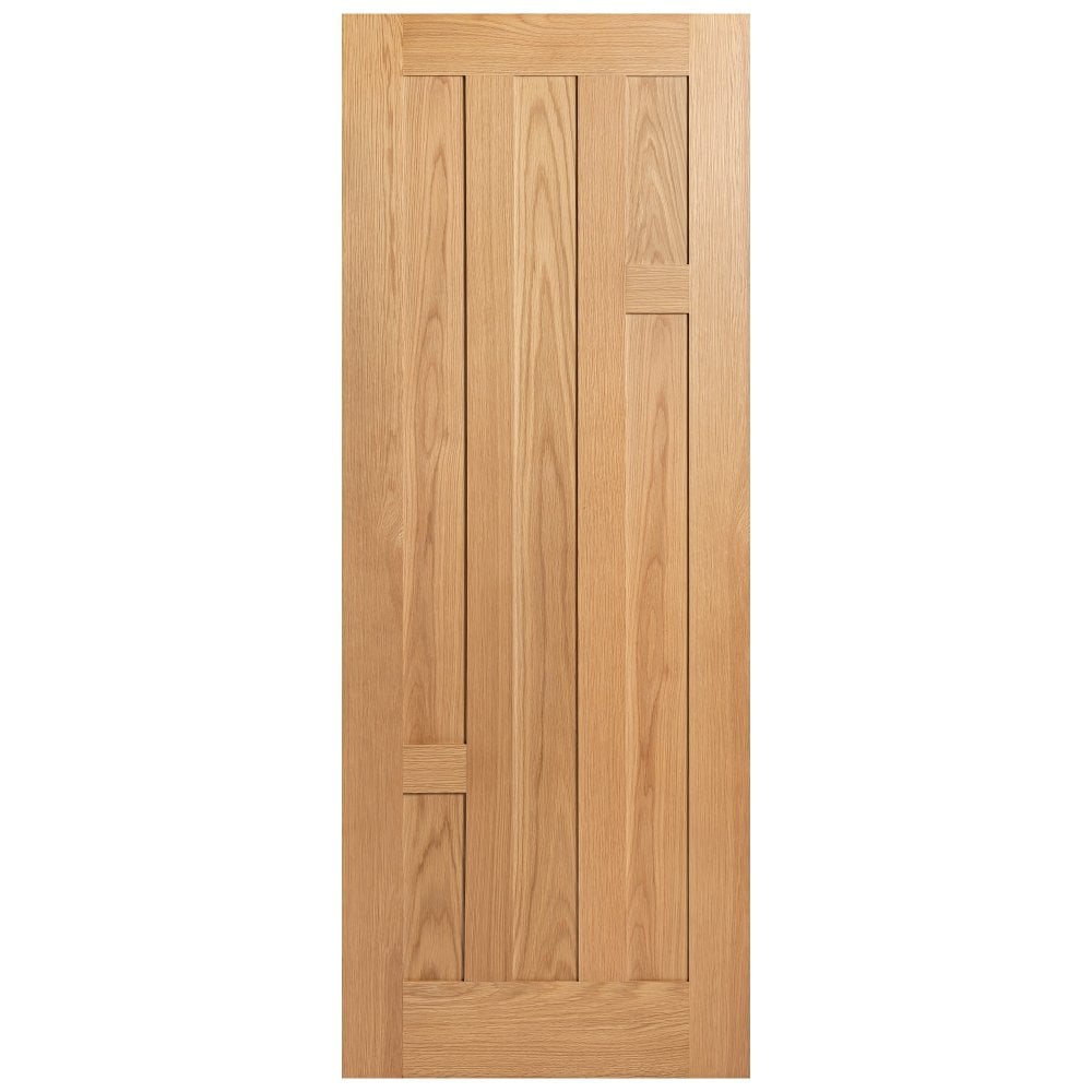 Oak Internal Fully Finished Stamford 5 Panel FD30 Fire Door (108076)