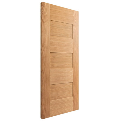 Oak Internal Fully Finished Edison 7 Panel FD30 Fire Door (108072)
