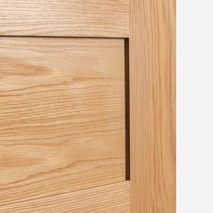 Oak Internal Fully Finished Edison 7 Panel FD30 Fire Door (108072)