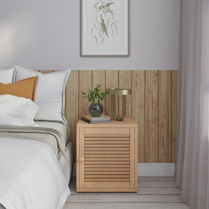 28mm Clear Pine Open Louvre Door