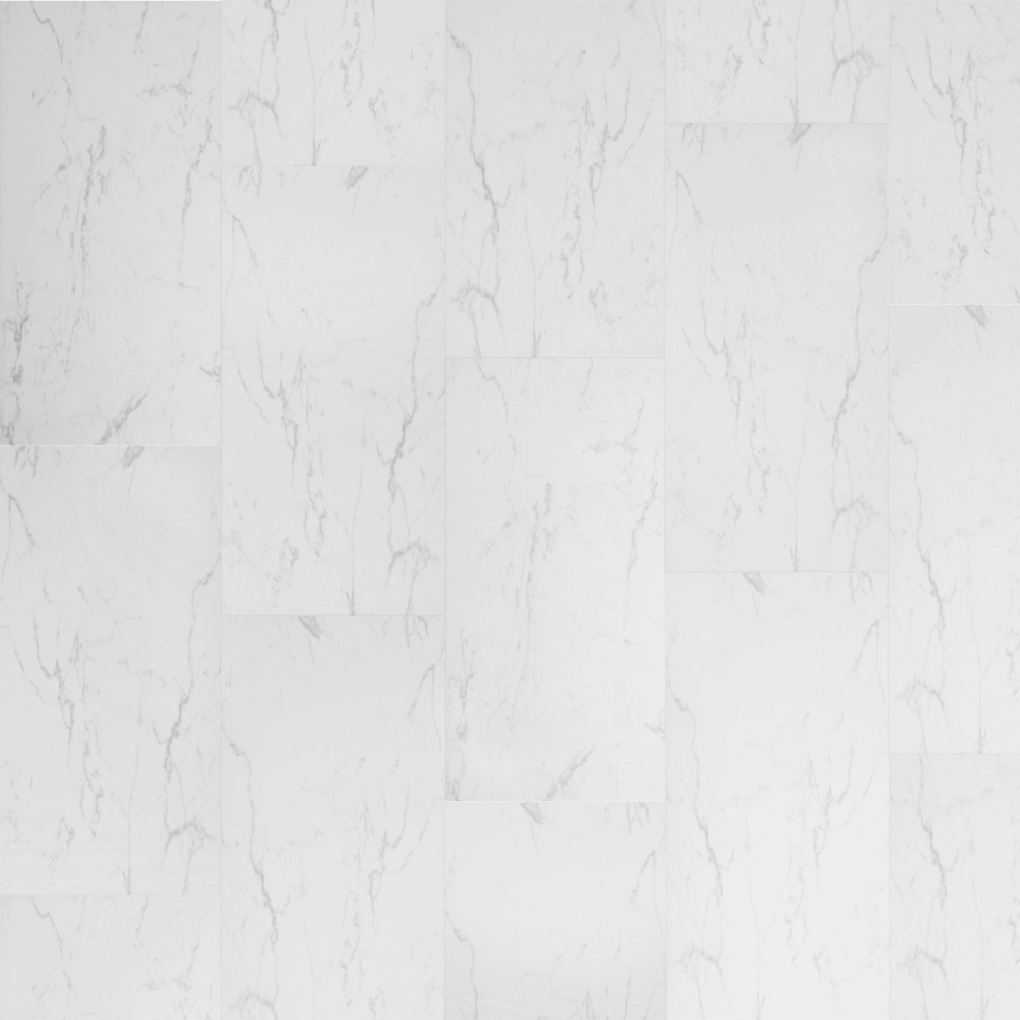 Carrara Marble - Lustre SPC 6mm Matt Rigid Core Vinyl Flooring (108420)
