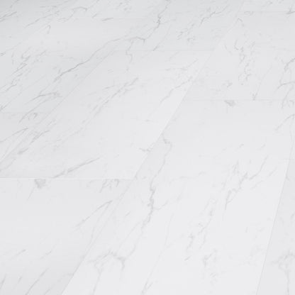 Carrara Marble - Lustre SPC 6mm Matt Rigid Core Vinyl Flooring (108420)