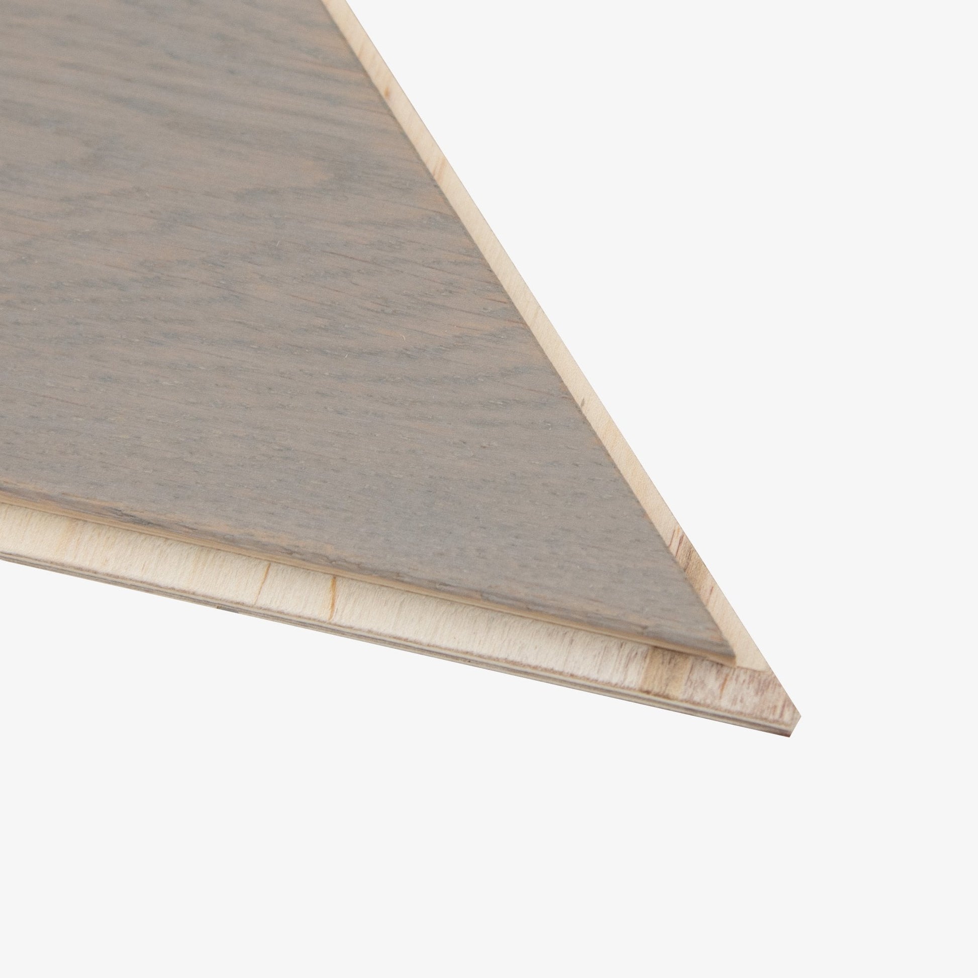 Pebble Grey - Chevron 15mm Brushed UV oil Engineered Real Wood Flooring (108328)