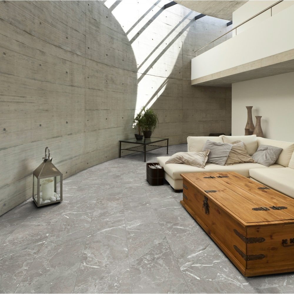 Concrete Light Slate - Universo Water-Resistant 8mm Water-Resistant Laminate Flooring (113500)