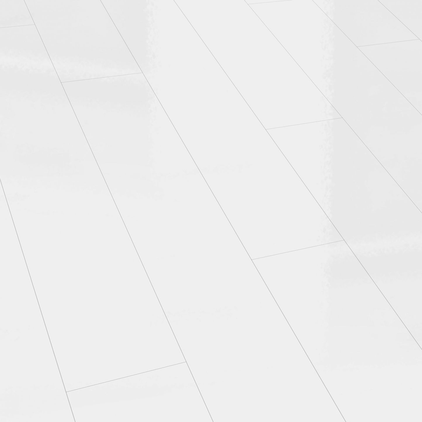 White - Lustre SPC 6mm High Gloss Rigid Core Vinyl Flooring (109179)