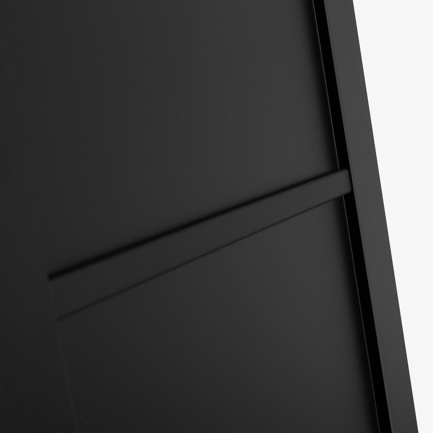 Graphite Black Internal Fully Finished Industrial Studio 3 Panel Door (108312)