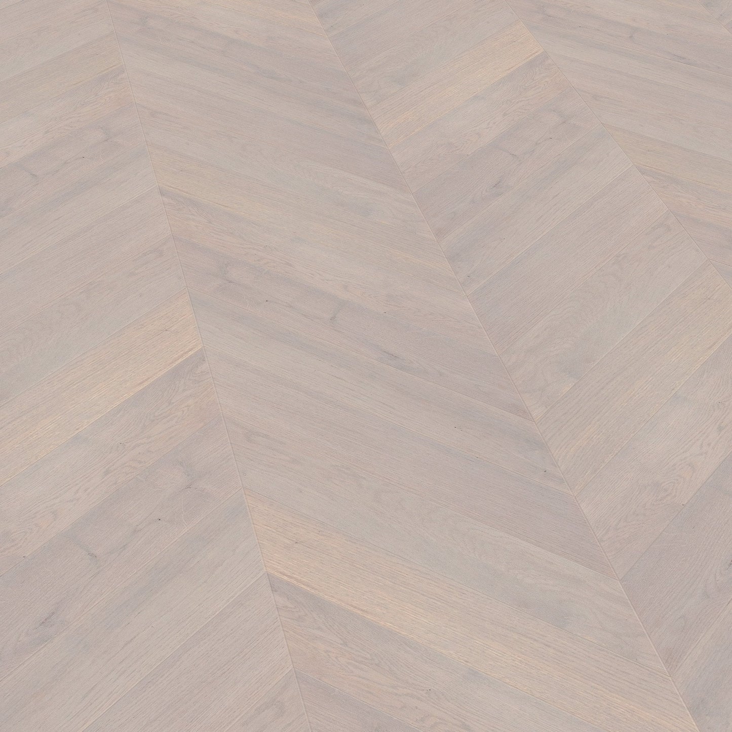 Pebble Grey - Chevron 15mm Brushed UV oil Engineered Real Wood Flooring (108328)