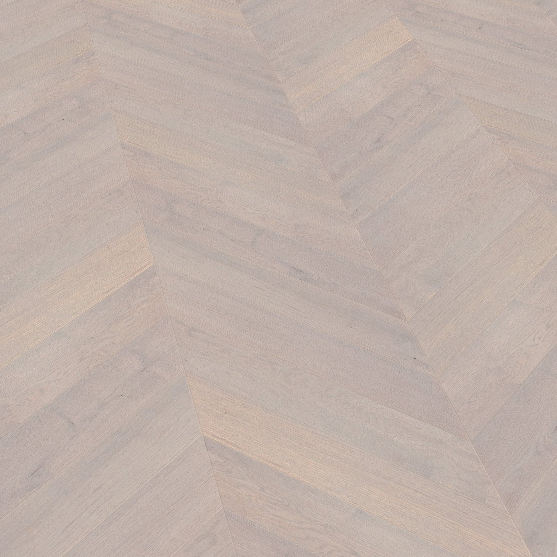 Pebble Grey - Chevron 15mm Brushed UV oil Engineered Real Wood Flooring (108328)
