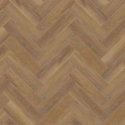 Natural Oak - Lifestyle SPC Herringbone 5.5mm Rigid Core Vinyl Flooring (116791)