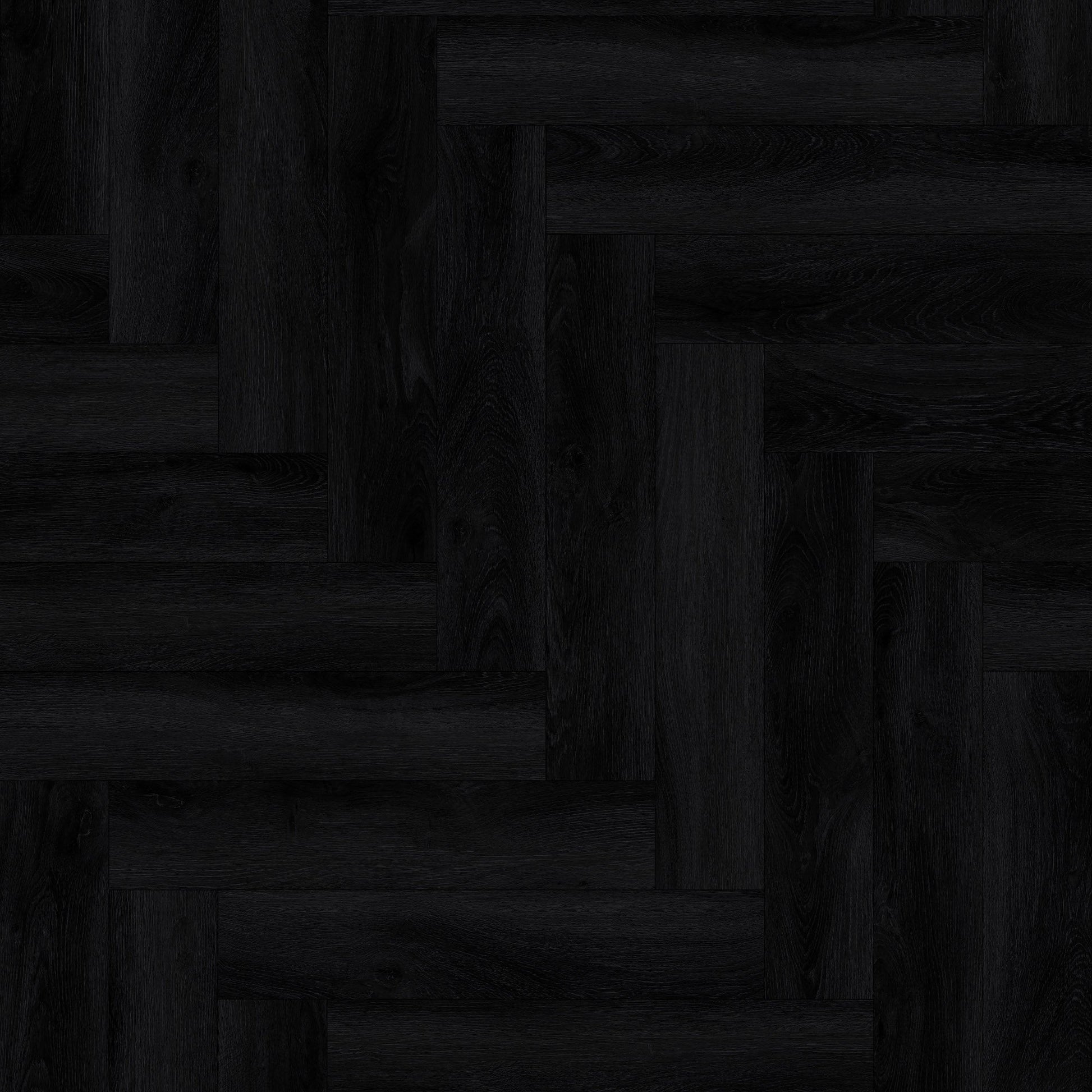 Liberty Floors | 5.5mm Herringbone Carbon Oak Engineered Sample - SKU-305109 - SPC-HB-006