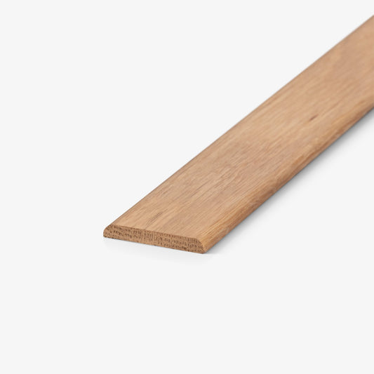 Solid Oak - 900mm Unfinished Flat Connecting Profile Door Bar (118984)