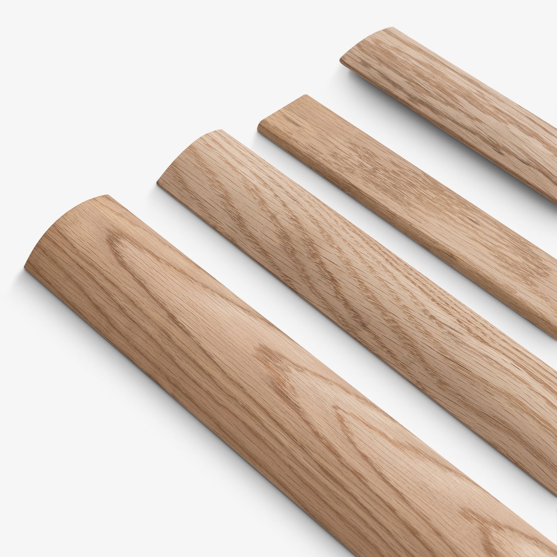 Solid Oak - 900mm Unfinished Flat Connecting Profile Door Bar (118984)