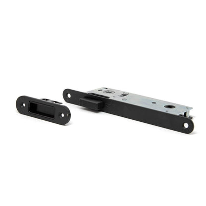 Studio Industrial Square Rose Lever Door Handle Set - Matt Black (307041)