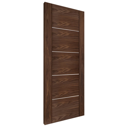 Internal Walnut  Fully Finished Venice 5 Panel Door (117112)