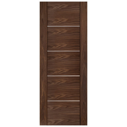 Internal Walnut  Fully Finished Venice 5 Panel Door (117112)