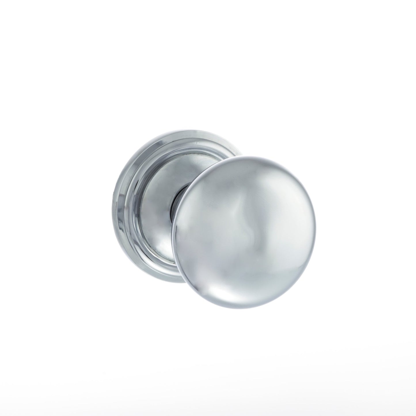 Old English Harrogate Mushroom Round Mortice Door Knob - Polished Chrome (119758)