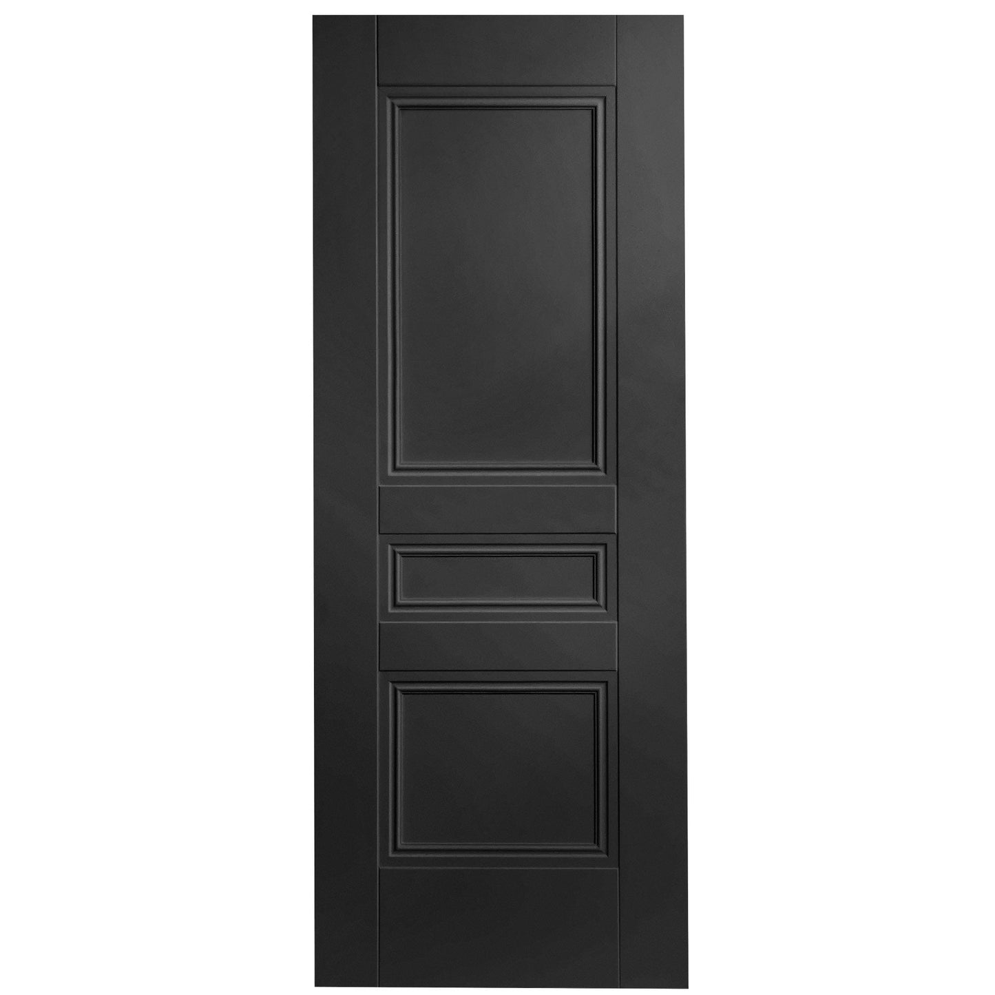 Black Internal Fully Finished Elegance Henley 3 Panel FD30 Fire Door (117827)