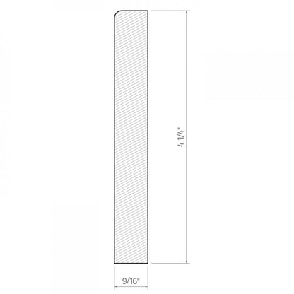 White - 2.4m Painted Medium Base Moulding (120104)