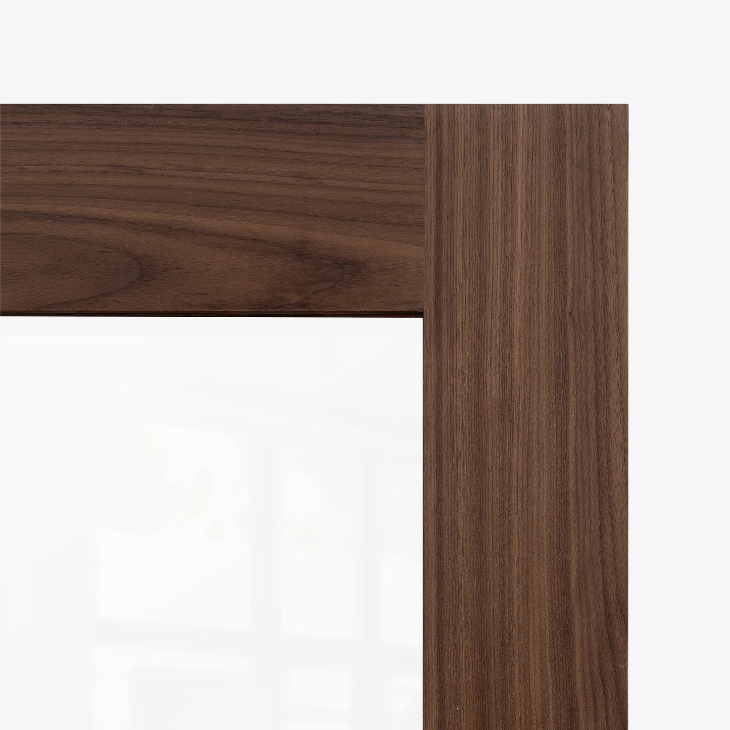 Internal Walnut  Fully Finished 1 Light Clear Glass DX Door (117098)