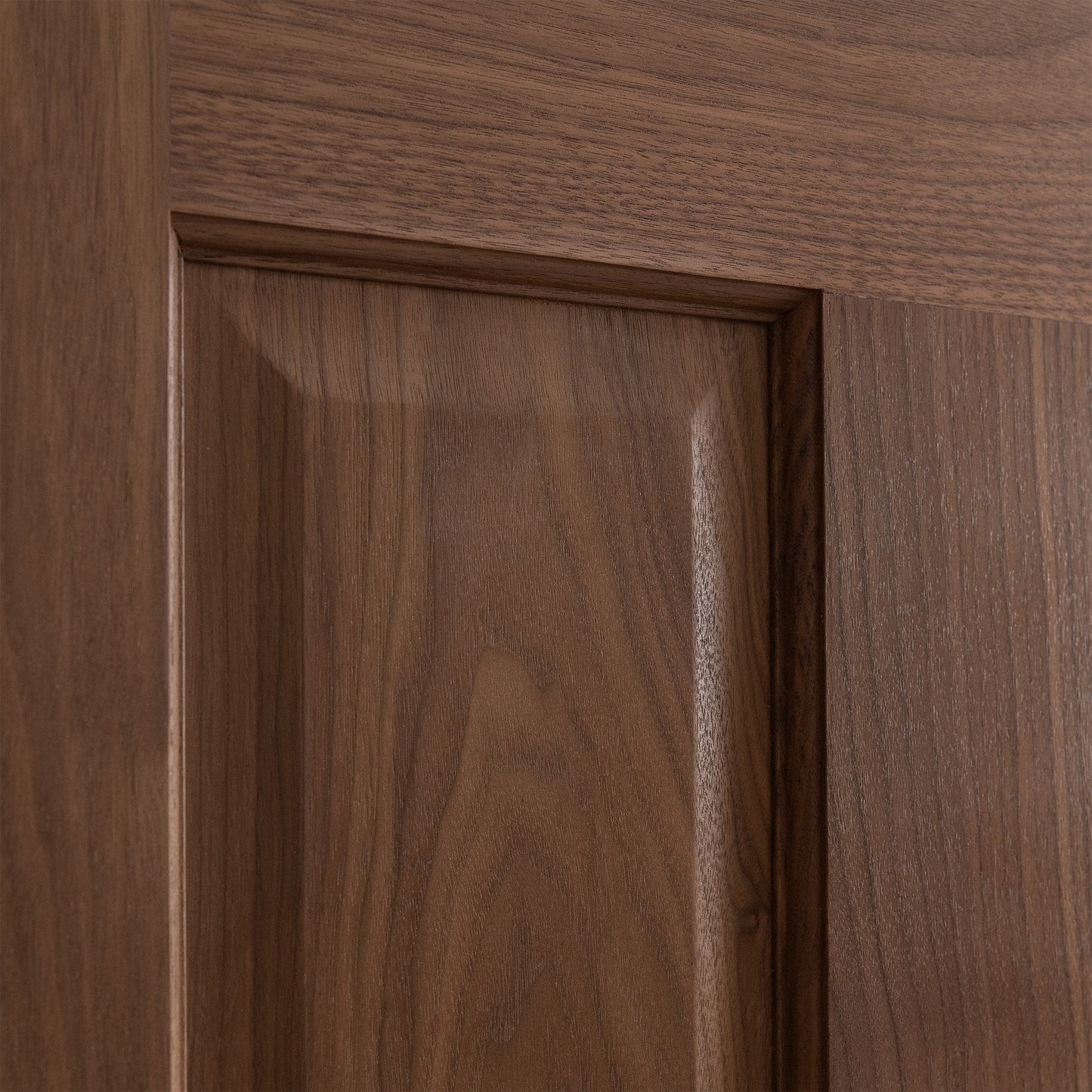 Internal Walnut  Fully Finished 1 Light Victorian Door (117108)