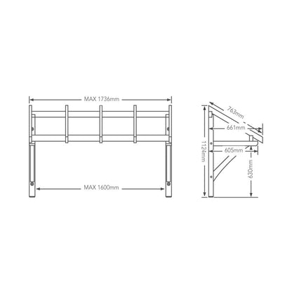 Pitch Roof Porch Canopy (74201)