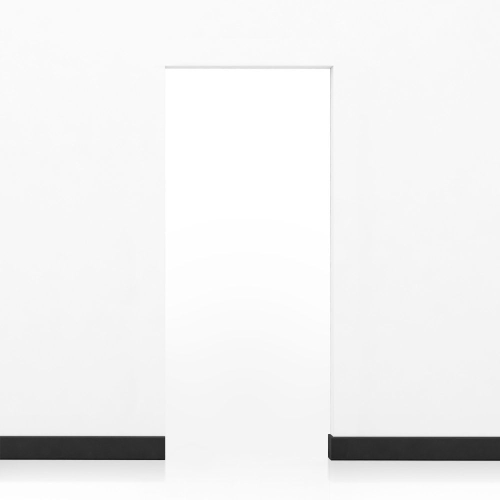 Black Primed 2.4m Square Profile Skirting Board (BPRSKIR-SQ)