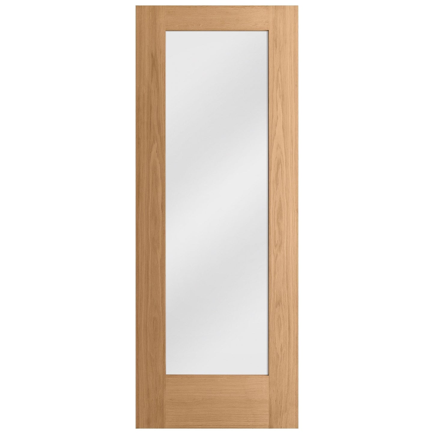 Oak Internal Unfinished Pattern 10 1 Light Obscure Glass Made-to-Measure Door (120465)