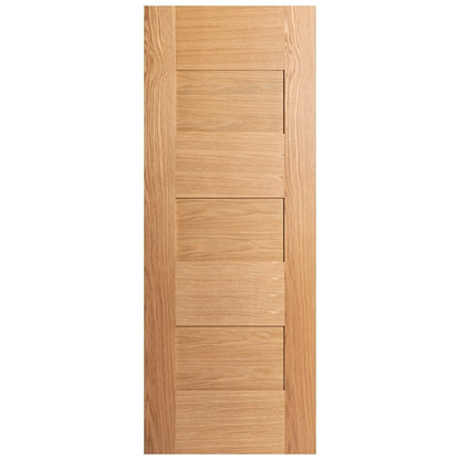 Oak Internal Fully Finished Edison 7 Panel Made-to-Measure Door (120479)