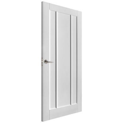 White Internal Primed Toledo 3 Panel Made-to-Measure Door (120528)