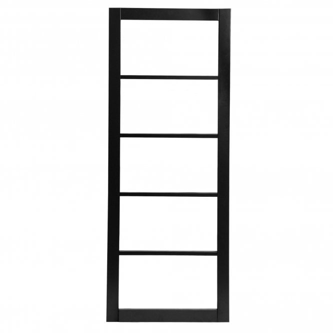 Jet Black Internal Fully Finished Industrial Studio 5 Light Clear Glass Made-to-Measure Door (120542)