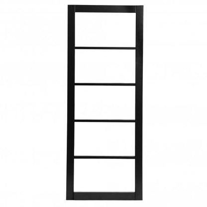 Jet Black Internal Fully Finished Industrial Studio 5 Light Clear Glass Made-to-Measure Door (120542)