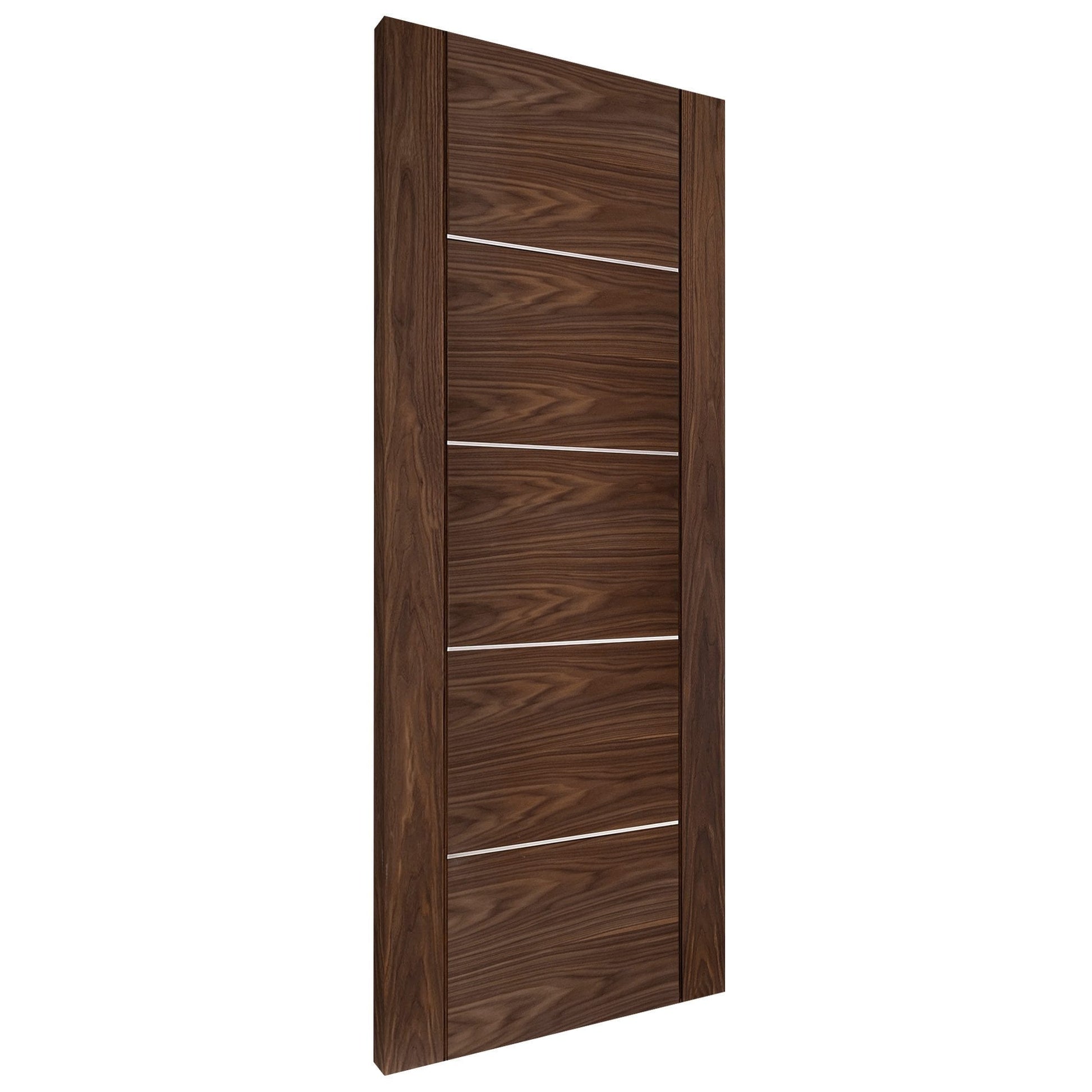 Walnut Internal Fully Finished Venice 5 Panel Made-to-Measure Door (120552)