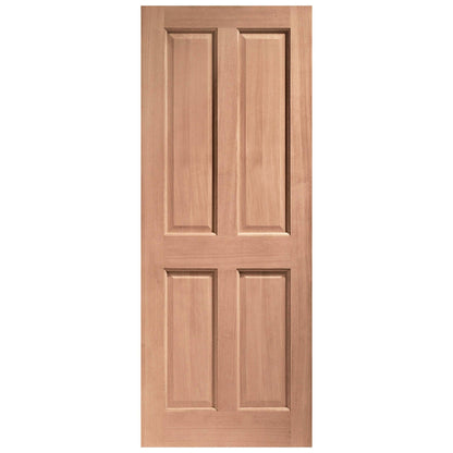Unfinished Hardwood External 4 Panel Door (EXTHW4P)