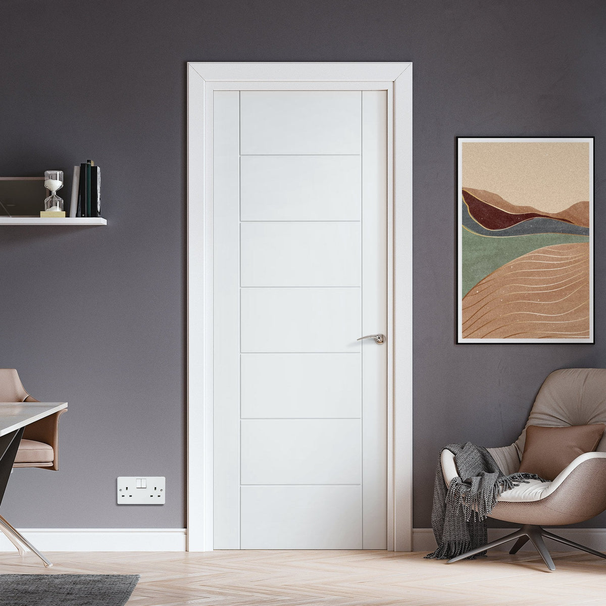 Internal Primed Pedrena FD30 Fire Door