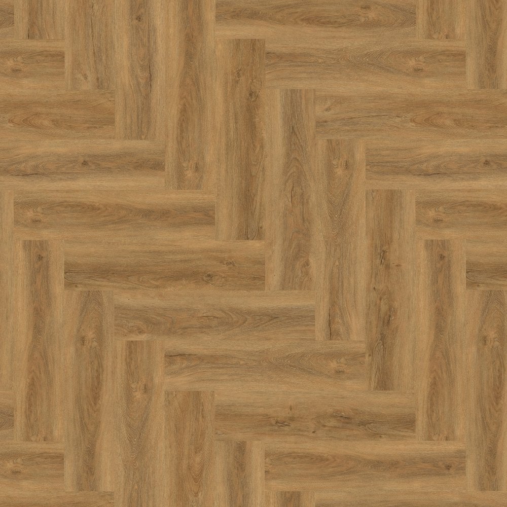 Liberty Floors | 5.5mm Herringbone Cottage Oak Engineered Sample - SKU-307816 - SPC-HB-007
