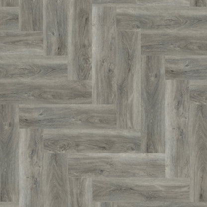 Signature Grey - Lifestyle SPC Herringbone 5.5mm Rigid Core Vinyl Flooring (119871)